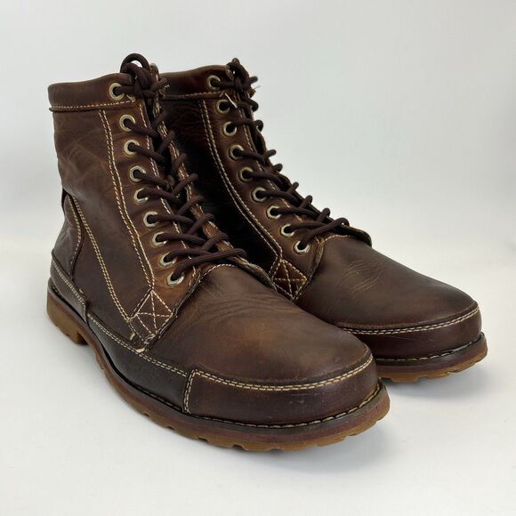 Timberland Earthkeepers Original 6” Boots Mens Sz 10.5 Brown Leather 15551 Work main image 5